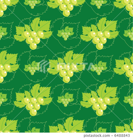 Seamless grapes pattern 6488843