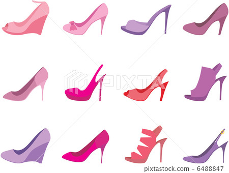 Shoes female on a white background 6488847