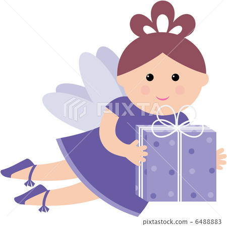 Pretty fairy with a gift 6488883