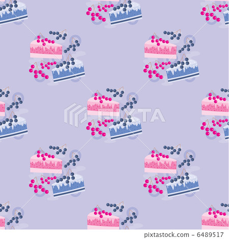Seamless cake pattern Seamless cake pattern 6489517
