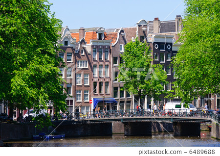 Netherlands Amsterdam townscape Netherlands Amsterdam townscape 6489688