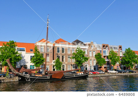 Townscape of Harlem in the Netherlands 6489808