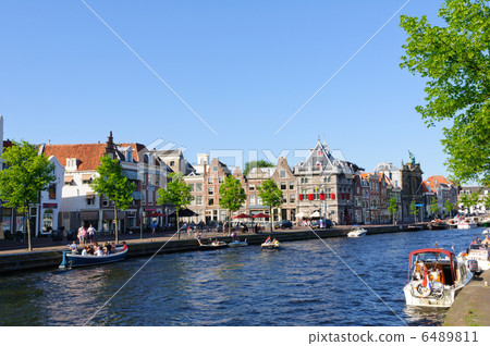 Townscape of Harlem in the Netherlands 6489811
