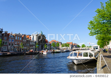 Townscape of Harlem in the Netherlands 6489812