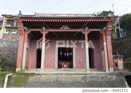 空手道神社的觀音 6491171