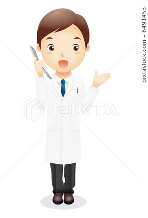 White clothes male illustration 6491453