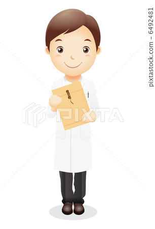 White clothes male illustration White clothes male illustration 6492481