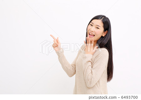 Female pointing Female pointing 6493700
