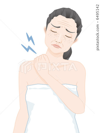 Middle-aged women's shoulder stiffness Middle-aged women's shoulder stiffness 6495142