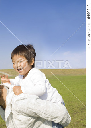 A kid who seems to be having fun A kid who seems to be having fun 6496541