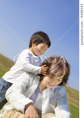 My grandson and my grandmother playing alongside My grandson and my grandmother playing alongside 6496543