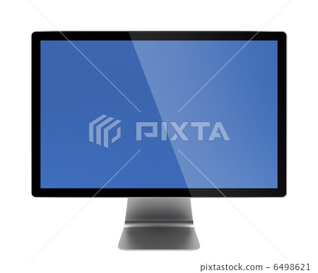 Front view computer screen 6498621