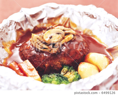Stewed hamburger image material 6499126
