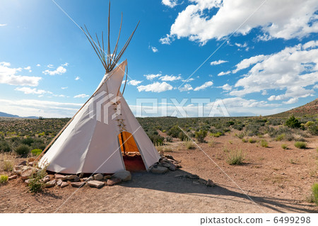 Teepee in american prairie Teepee in american prairie 6499298