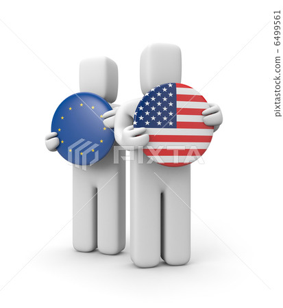 People with flags 6499561