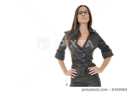woman fashion isolated one woman fashion isolated one 6499969