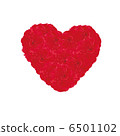 Heart, red, carnation 6501102