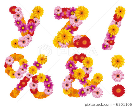 花小寫字母,字母,鮮花,英文, 花小寫字母,字母,鮮花,英文, 6501106