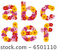 Flower lower case letters, alphabet, flowers, English, 6501110