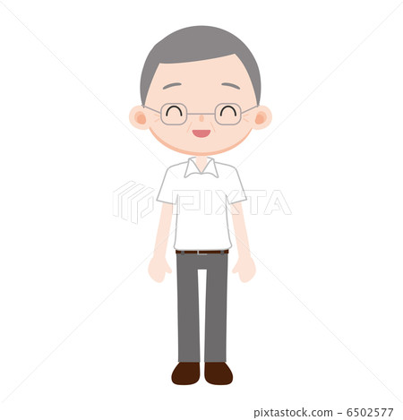 Smiley old man 6502577