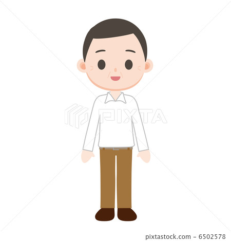 Middle-aged fat man little metabolism 6502578