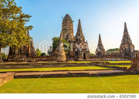 In the evening Wat Chai Wattanerham (Thailand, Ayutthaya) In the evening Wat Chai Wattanerham (Thailand, Ayutthaya) 6502590