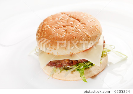 burger on the white burger on the white 6505234