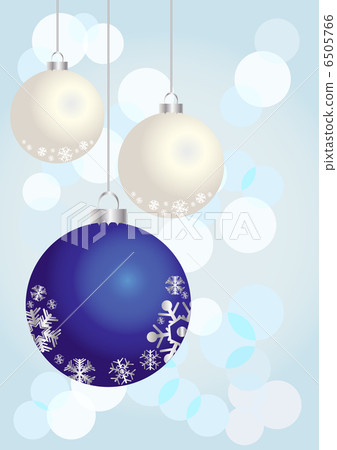 Vector illustration of Christmas balls on a... - Stock Illustration ...
