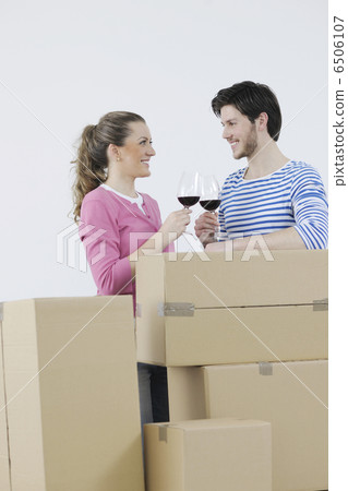 Young couple moving in new home Young couple moving in new home 6506107