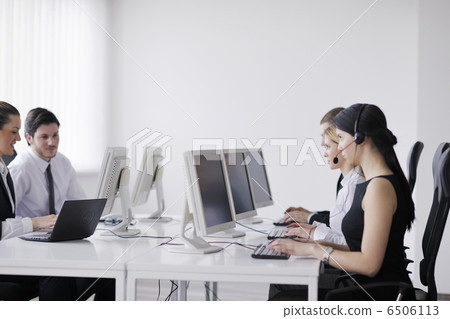 business people group working in customer and help desk office 6506113