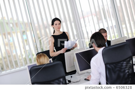 business people group working in customer and help desk office business people group working in customer and help desk office 6506328
