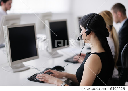business people group working in customer and help desk office business people group working in customer and help desk office 6506329