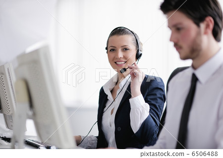 business people group working in customer and helpdesk office 6506488