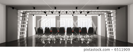 Modern boardroom panorama 3d 6511909