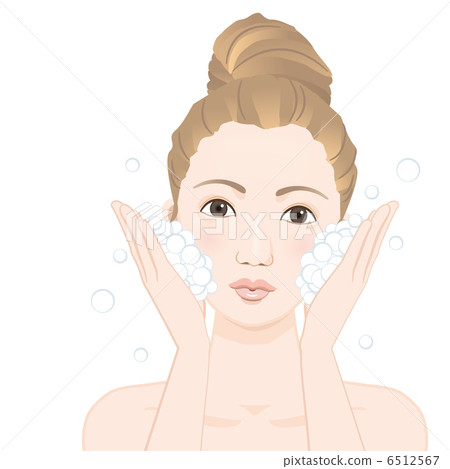 Women washing their face 6512567