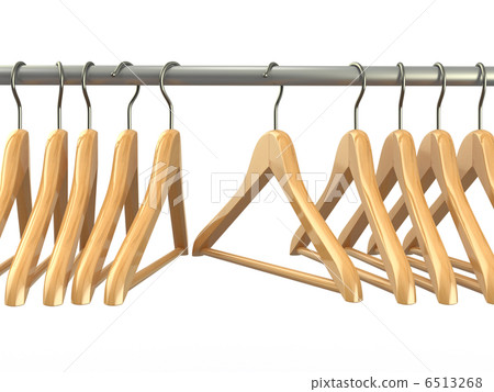 Clothes hangers. 3d 6513268