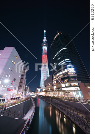 東京晴空塔 蠟燭樹 點燃天空樹 6513299