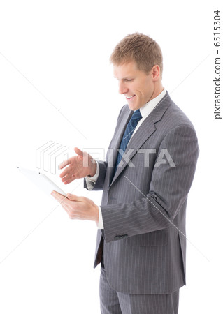 與片劑的外國商人 與片劑的外國商人 6515304