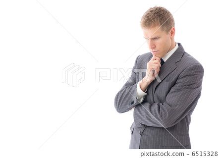 Thinking foreign businessman 6515328