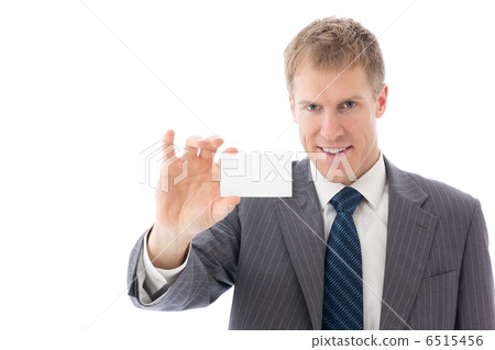 與名片的外國商人 與名片的外國商人 6515456