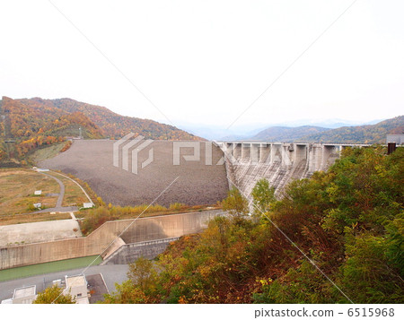 Tadamori dam壩體(北海道)全景 Tadamori dam壩體(北海道)全景 6515968