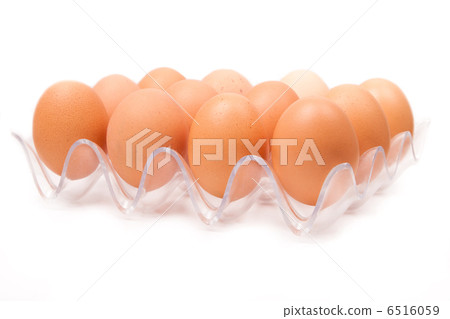 fresh yellow chicken eggs in container fresh yellow chicken eggs in container 6516059