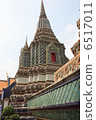 泰國曼谷Wat Phra Kaew鮮綠色寺廟 6517011