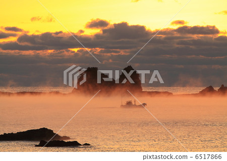 和歌山縣田原海洋霧 6517866