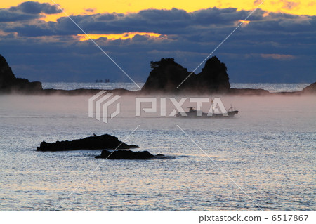 和歌山縣田原海洋霧 6517867