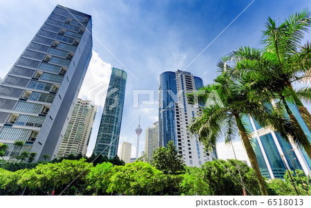 Downtown of Kuala Lumpur in KLCC district 6518013