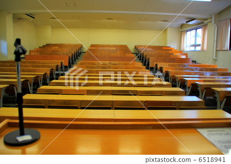 Stock Photo: lecture-room, classroom, lecture room