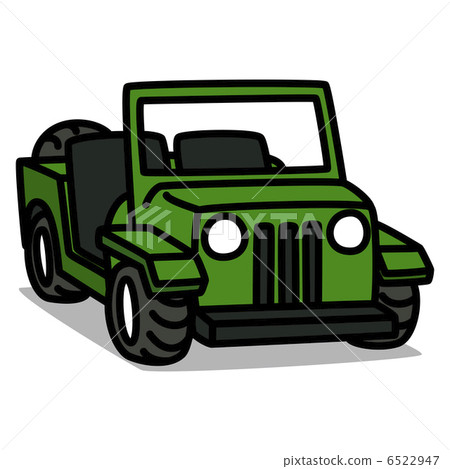 簡單插圖“Car 09越野車” 6522947