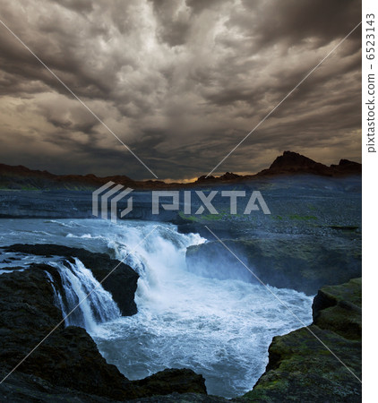 Waterfall in Iceland Waterfall in Iceland 6523143
