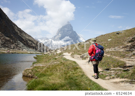 Hiking in the Alps 6524634